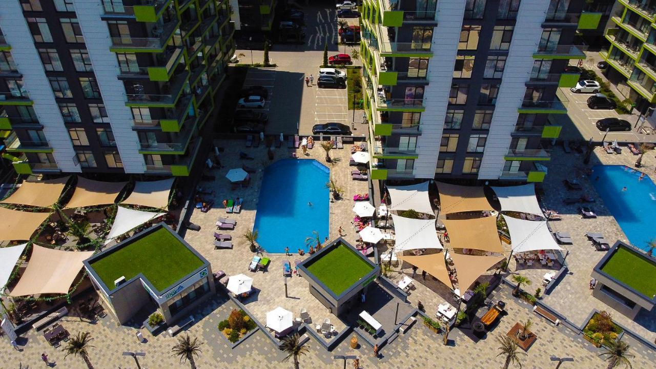 Paradise Sea View 2Bd Apt Spa N Pools Beach Resort Năvodari Exterior foto